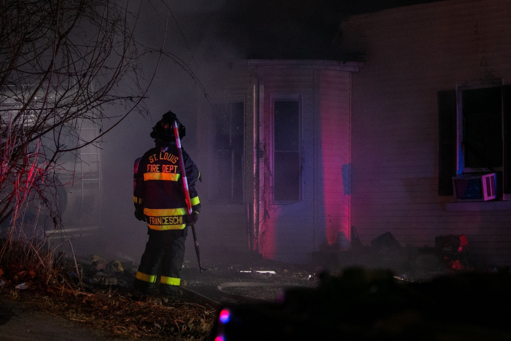 Firefighters fight house fire in Carondelet neighborhood of St. Louis